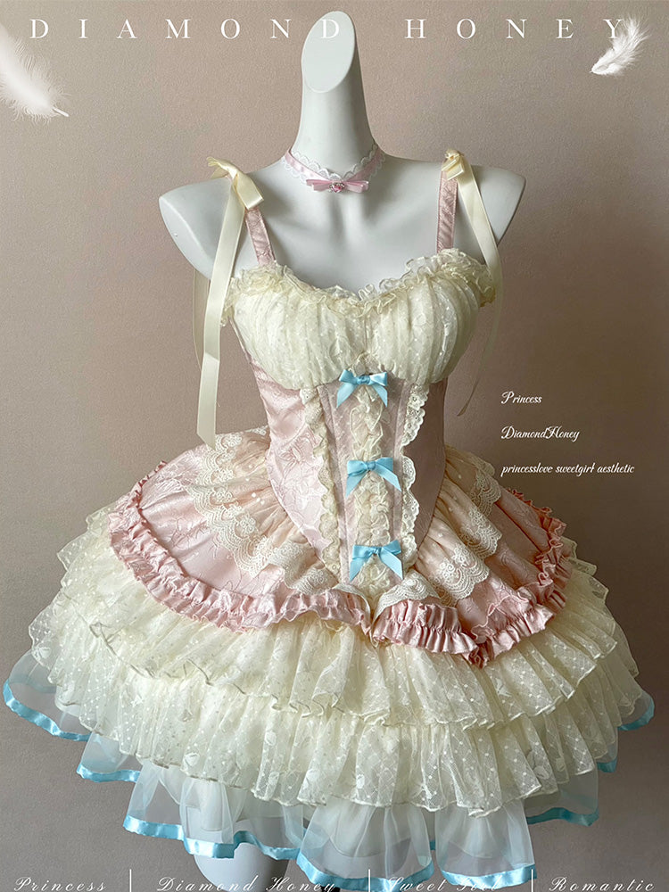 Angel Doll-Style Dreamy Ballet Lolita JSK Dress