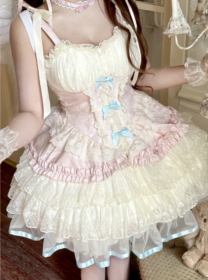 Angel Doll-Style Dreamy Ballet Lolita JSK Dress