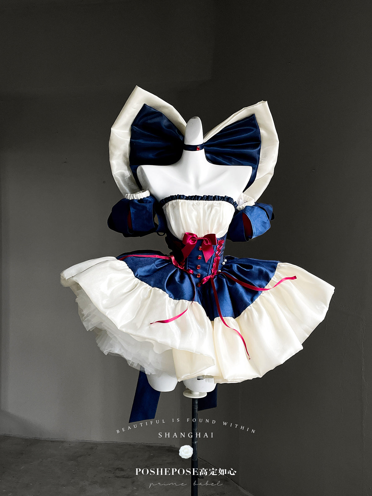 Snow White Inspired Royalcore Lolita Dress— Winter Lolita Christmas Party Prom Dress