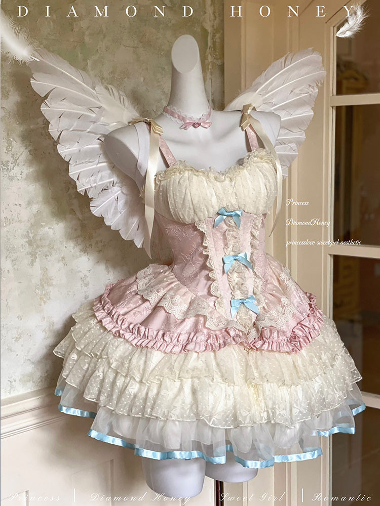 Angel Doll-Style Dreamy Ballet Lolita JSK Dress