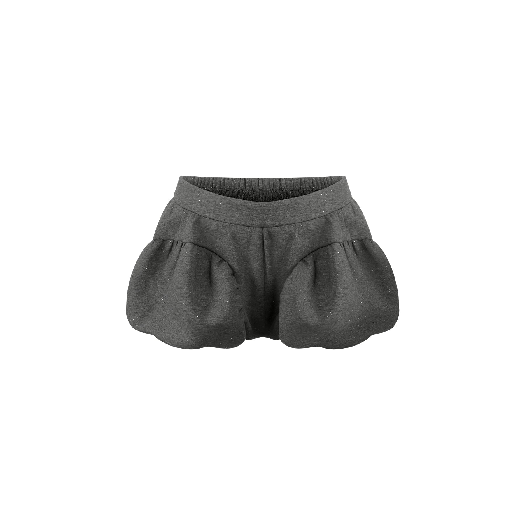 【Daily Series】Galaxy Angel Glitter Set – Gray Sparkle Hoodie + Shorts