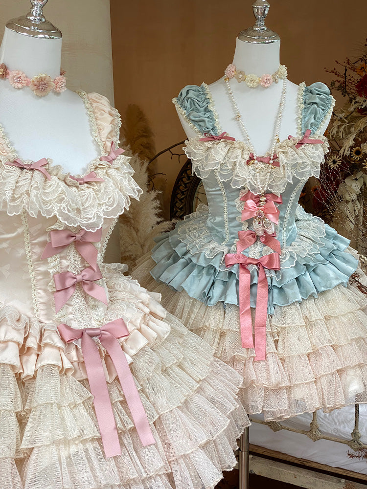 Cupid’s Girl | Elegant Doll-Style Romantic Ballet Lolita Dress