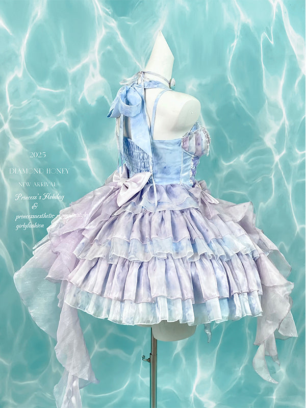 Starlight Mermaid | Mermaid-Themed Lolita Dress | Romantic Princess Beach JSK