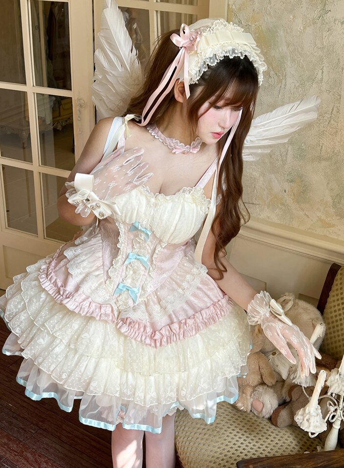 Angel Doll-Style Dreamy Ballet Lolita JSK Dress