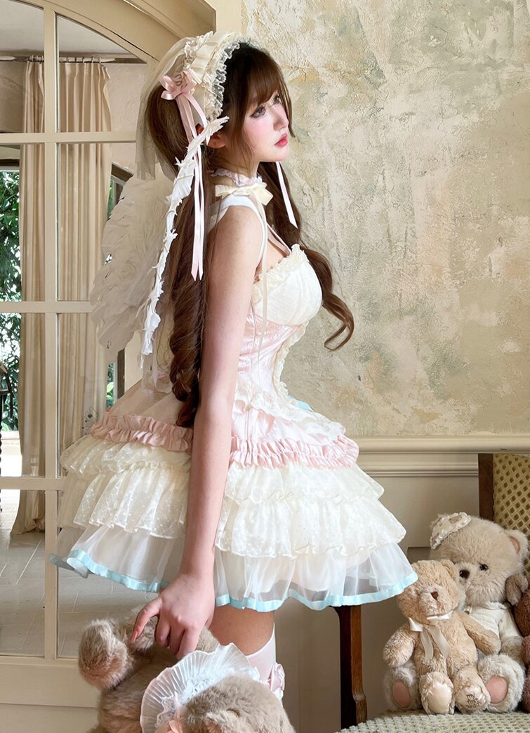 Angel Doll-Style Dreamy Ballet Lolita JSK Dress