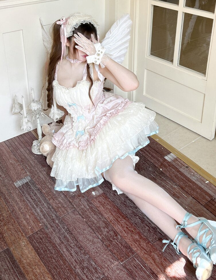 Angel Doll-Style Dreamy Ballet Lolita JSK Dress