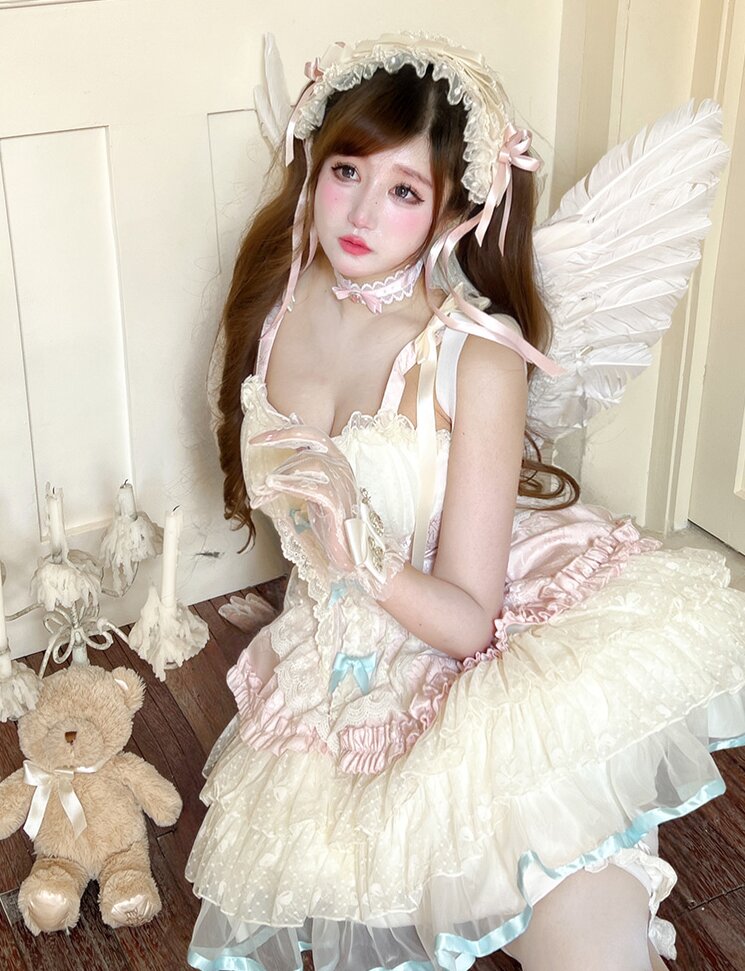 Angel Doll-Style Dreamy Ballet Lolita JSK Dress