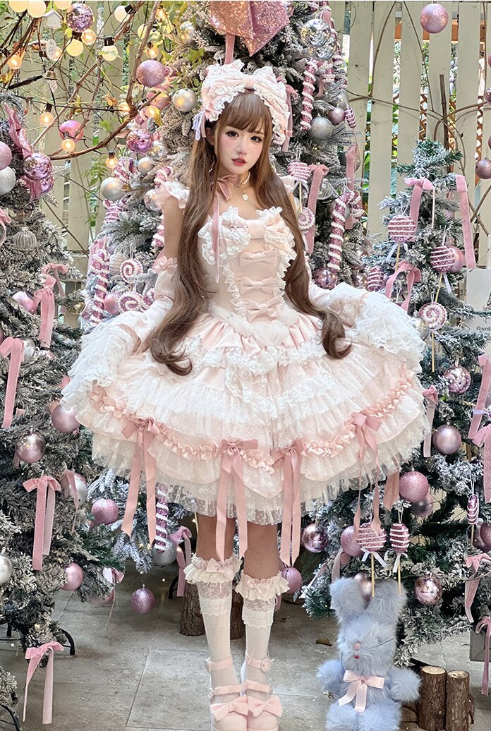 Vintage Princess | Elaborate Doll-Style Lolita Dress with Antique Charm