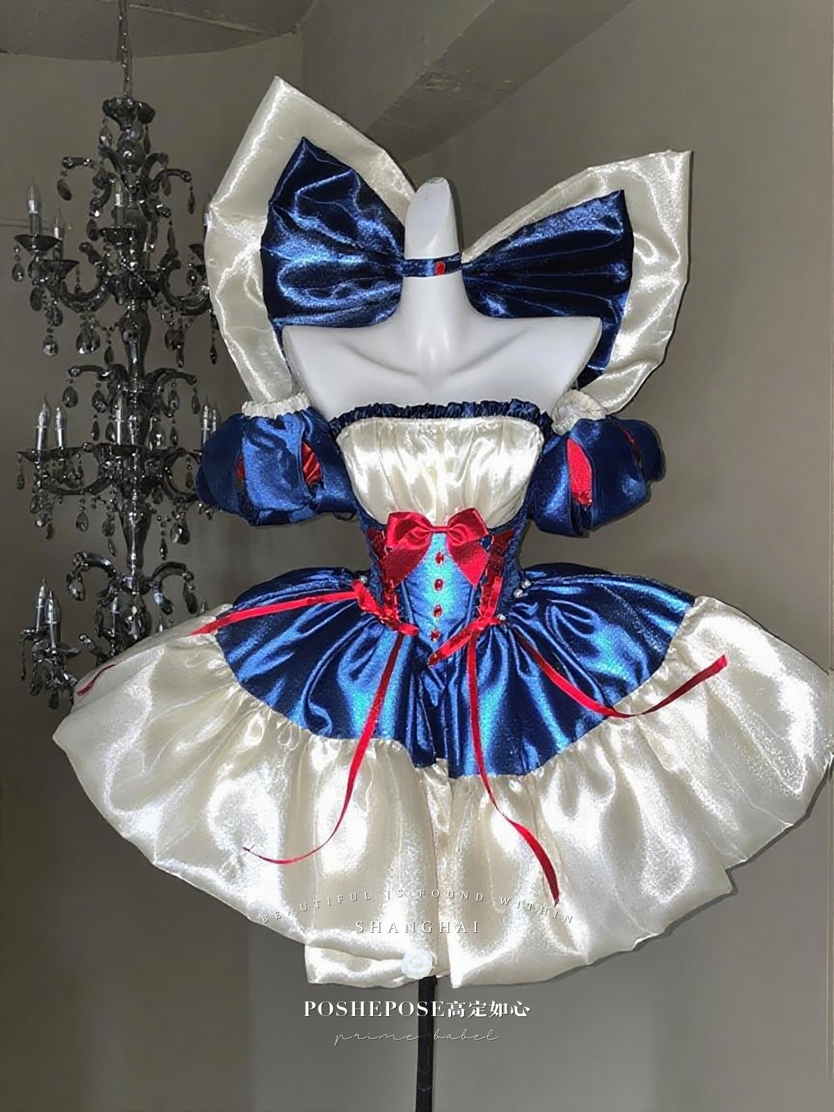 Snow White Inspired Royalcore Lolita Dress— Winter Lolita Christmas Party Prom Dress