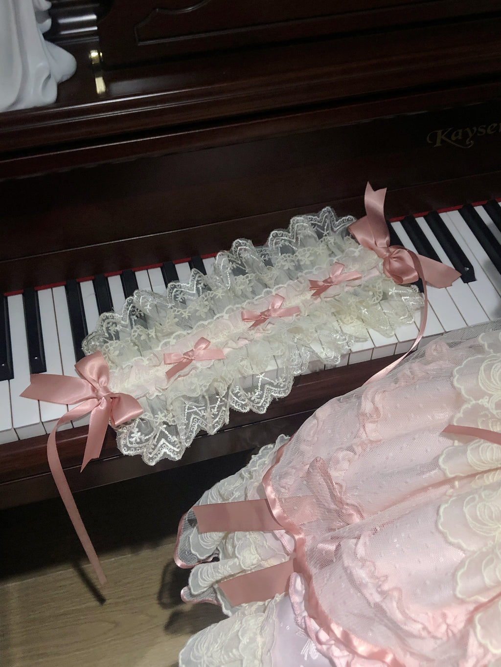 Ballet Dream Lolita JSK – Sweet Layered Cake Dress with Lace & Stretch Waist